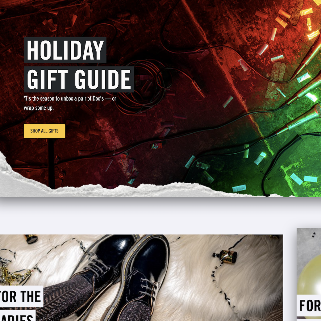 Image of Gift guide banner